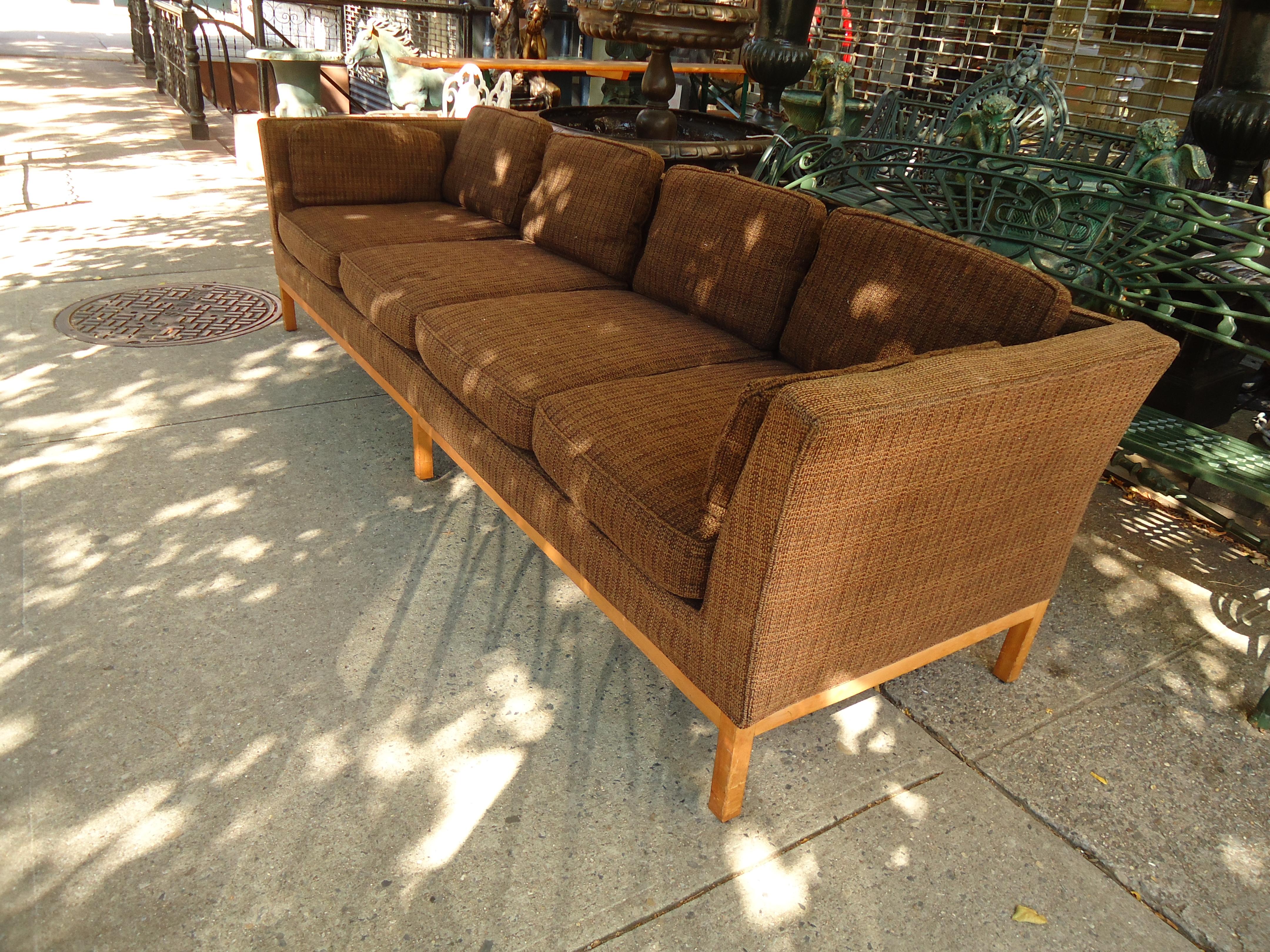 Mid-Century Modern Long Midcentury Sofa by Thayer Coggin