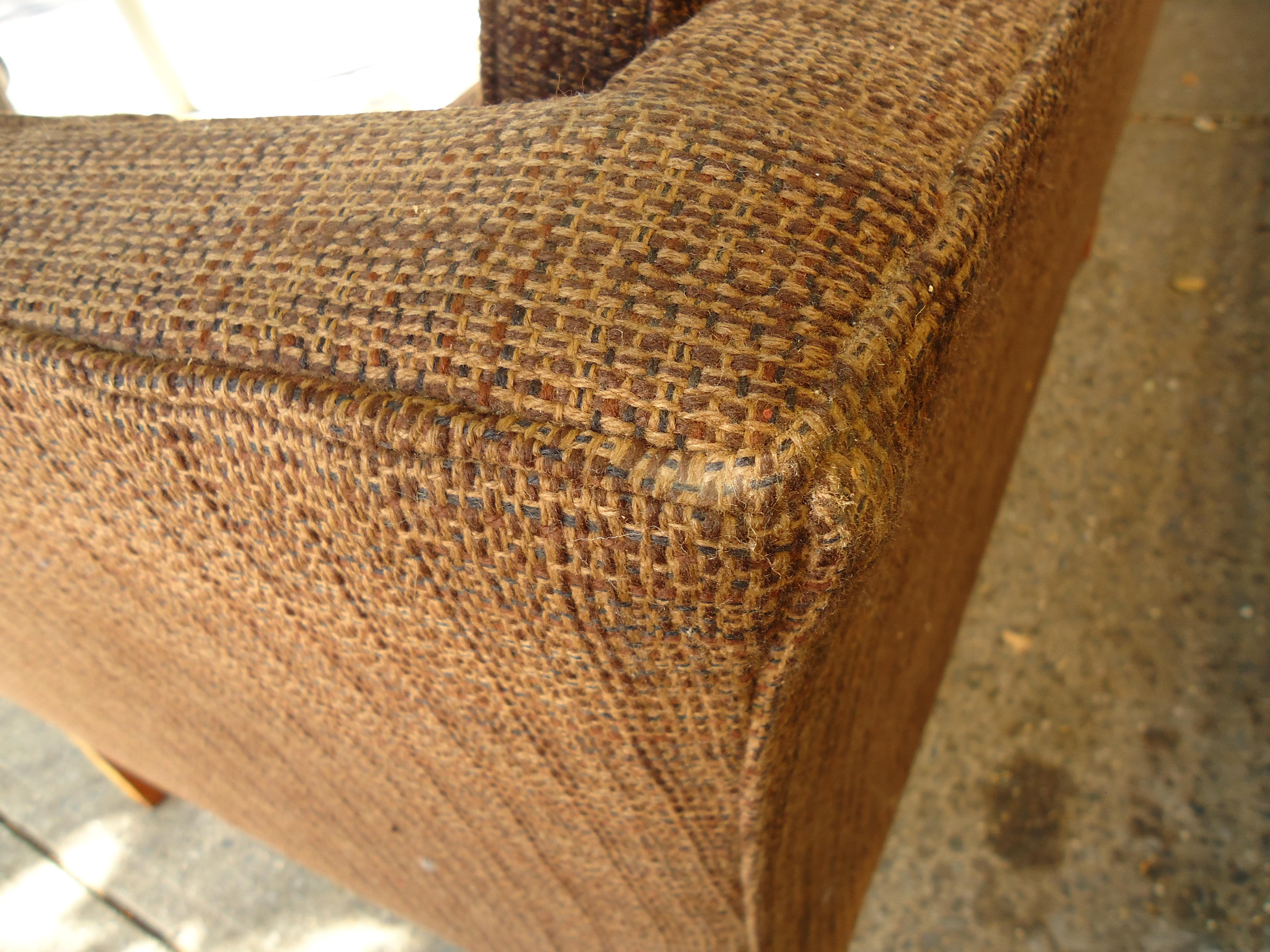 Fabric Long Midcentury Sofa by Thayer Coggin