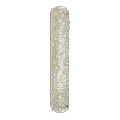 Long Midcentury German Murano Glass Wall Sconces by Hoffmeister-Leuchten, 1970s