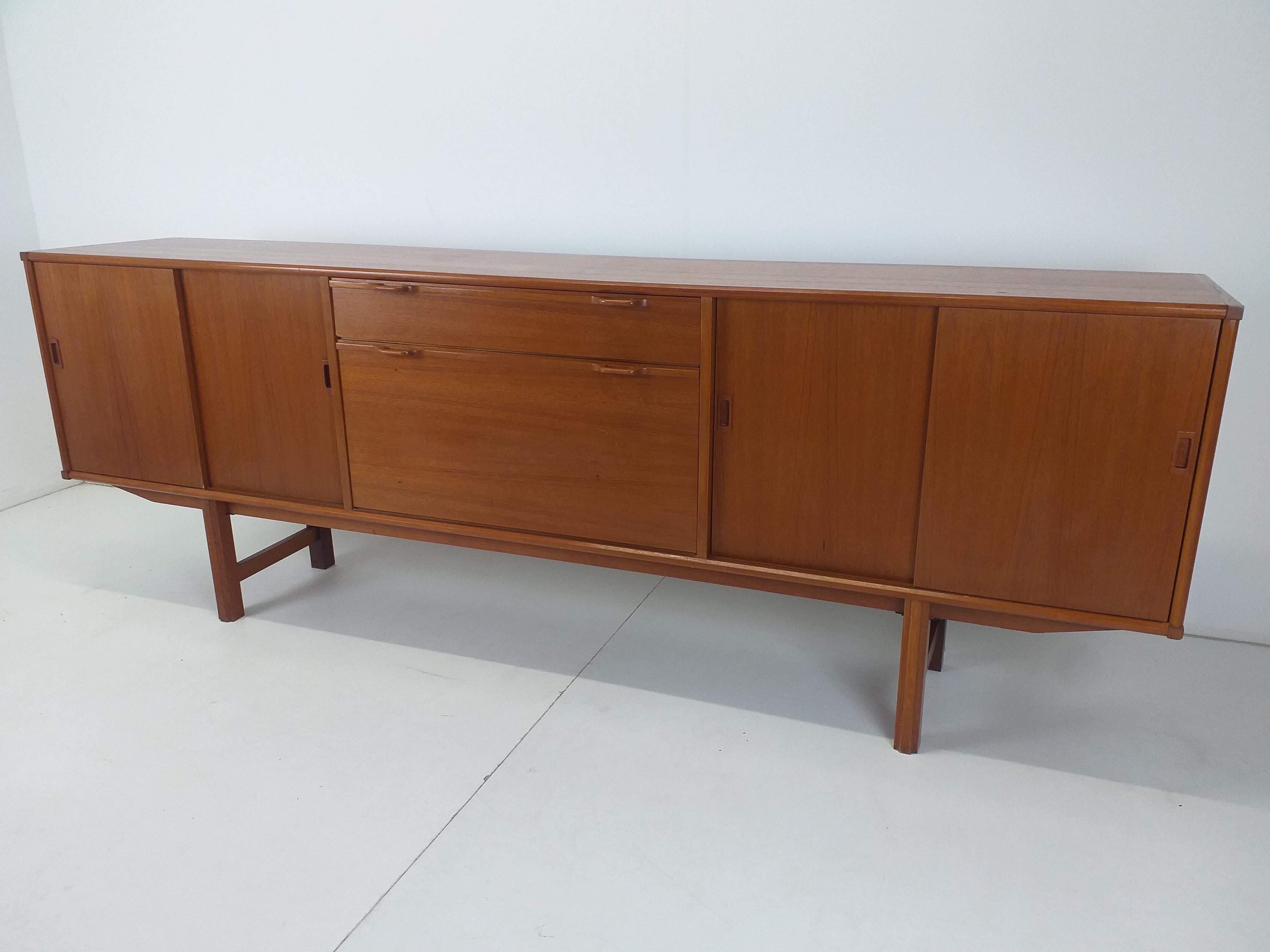 Mid-Century Modern Long Midcentury Sideboard Fristho, 1960s For Sale