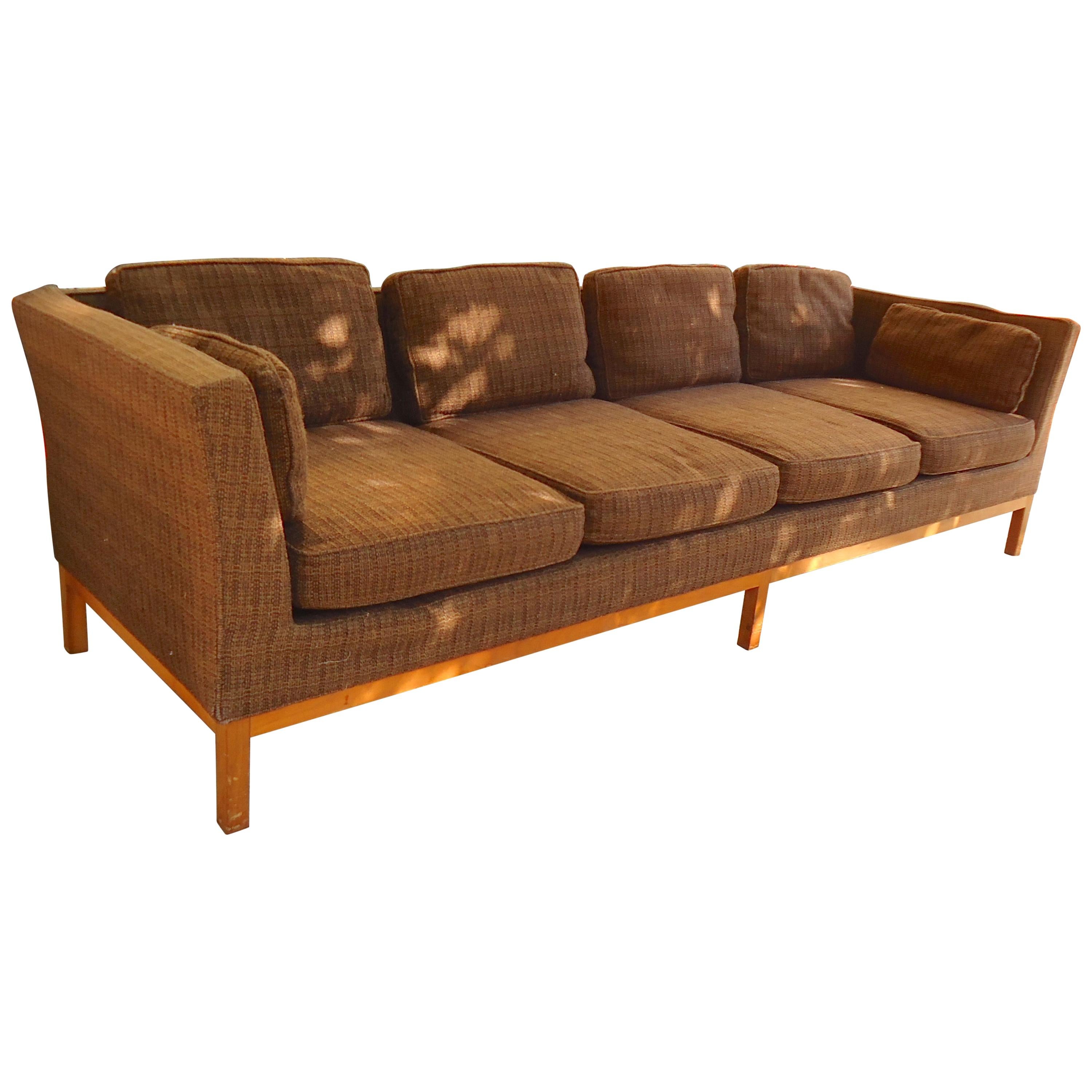 Long Midcentury Sofa by Thayer Coggin