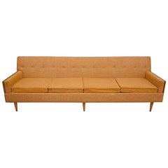 Long Mid Century Modern Sofa, 1969, USA