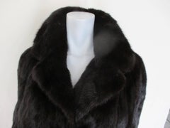 long mink fur cape