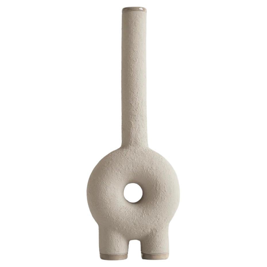 Long Neck Ceramic Vase by Faina For Sale