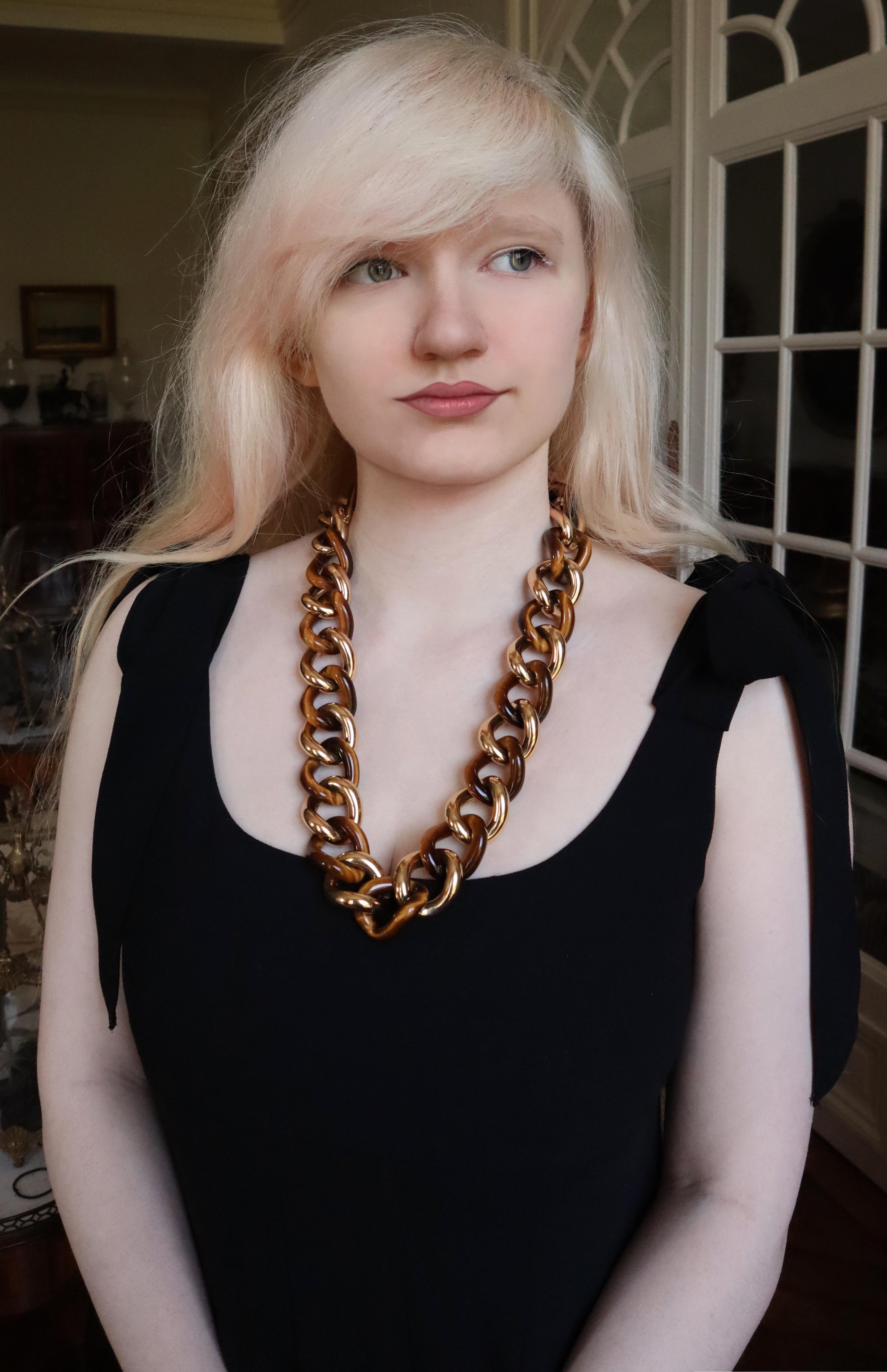 Lange Halskette oder Halskette und Armband aus 18 Karat Gelbgold und Achat 3 in 1 im Zustand „Gut“ im Angebot in Paris, FR