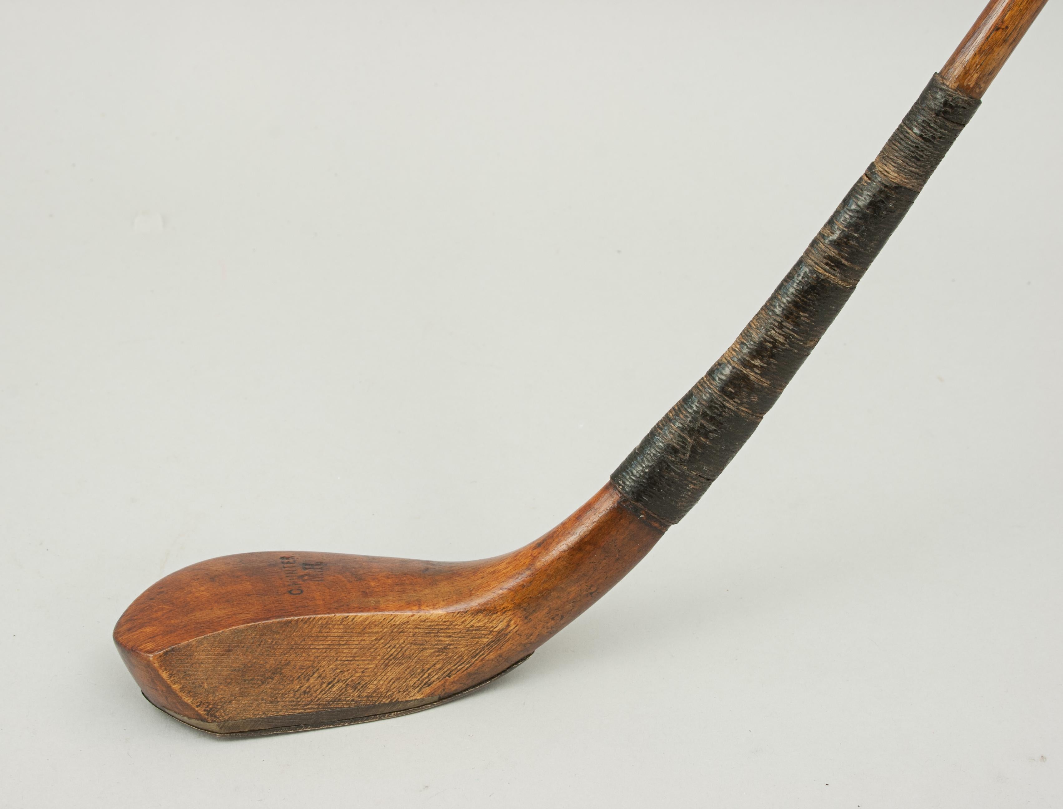 long nose scraped golf club