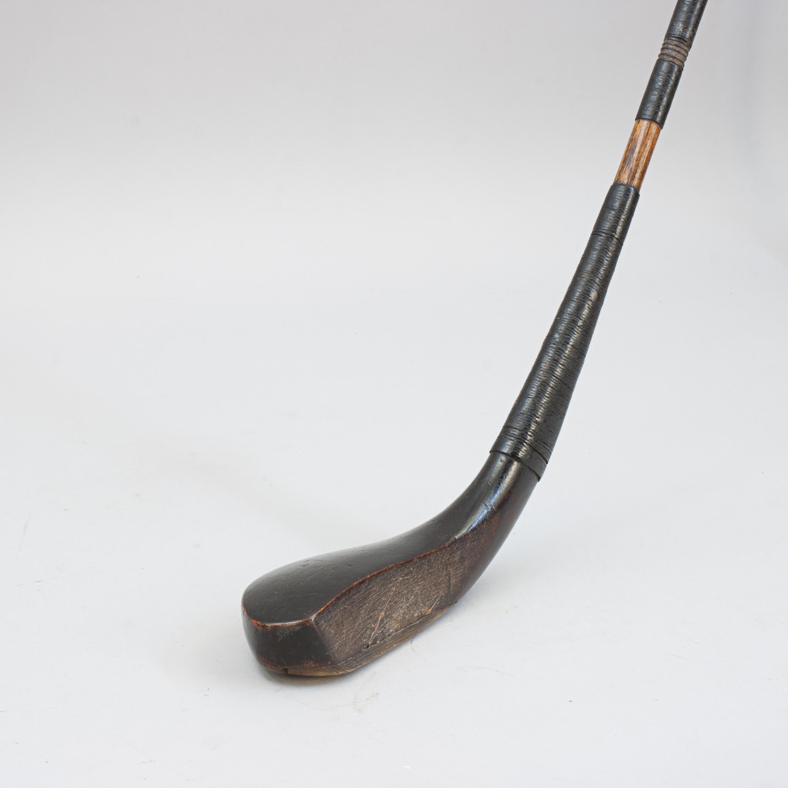 Long Nose Scared Head McEwan Golf Club, Musselburgh.
Un elegante e precoce bastone da golf a testa spaventata (o 