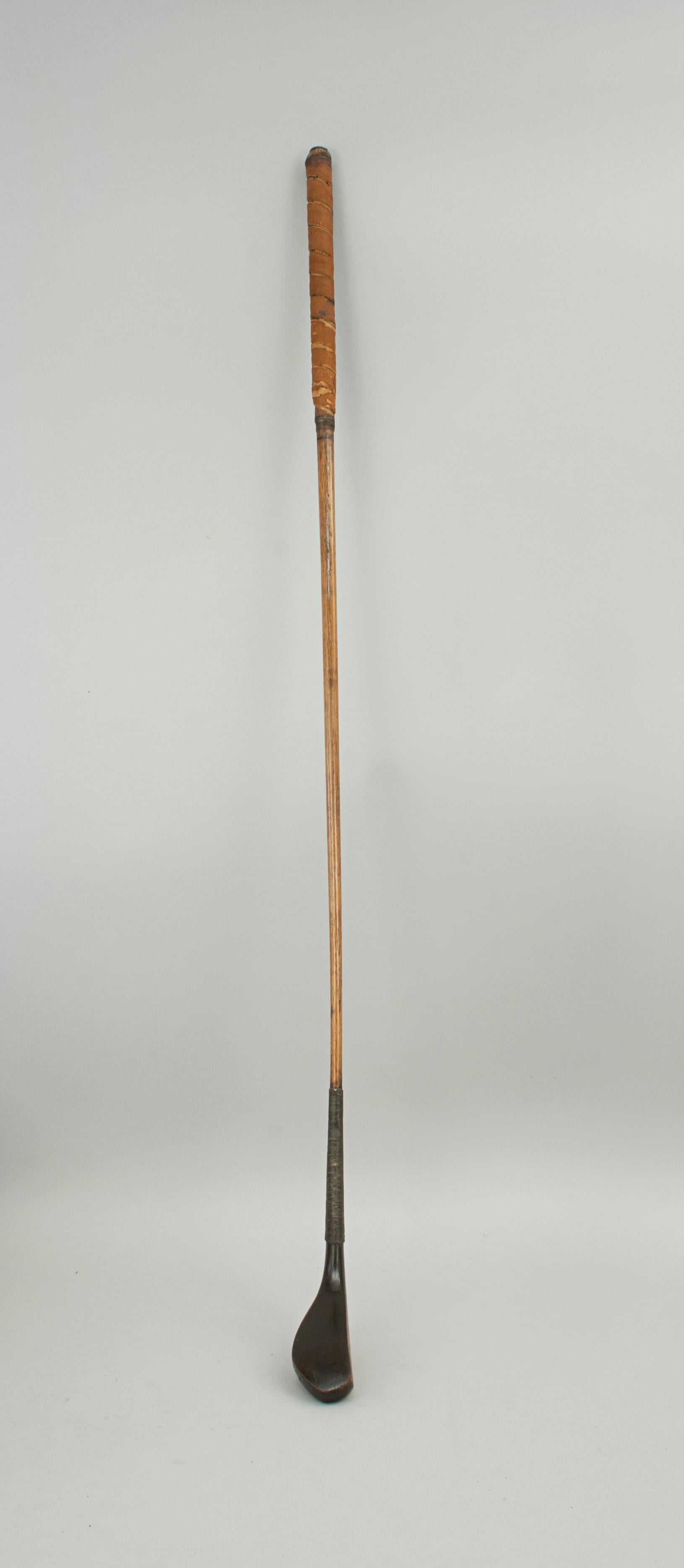 Late 19th Century Long Nose Golf Club by Mitchell of Carnoustie