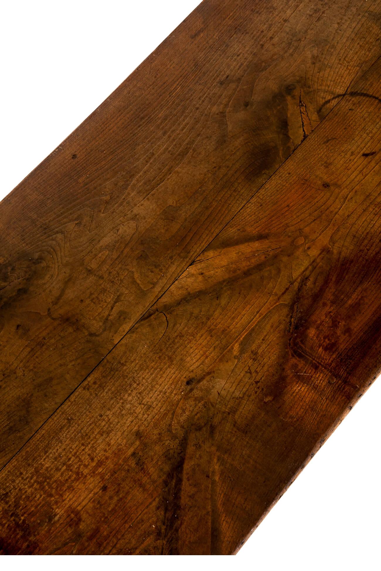 Table de ferme française longue en chêne en vente 5