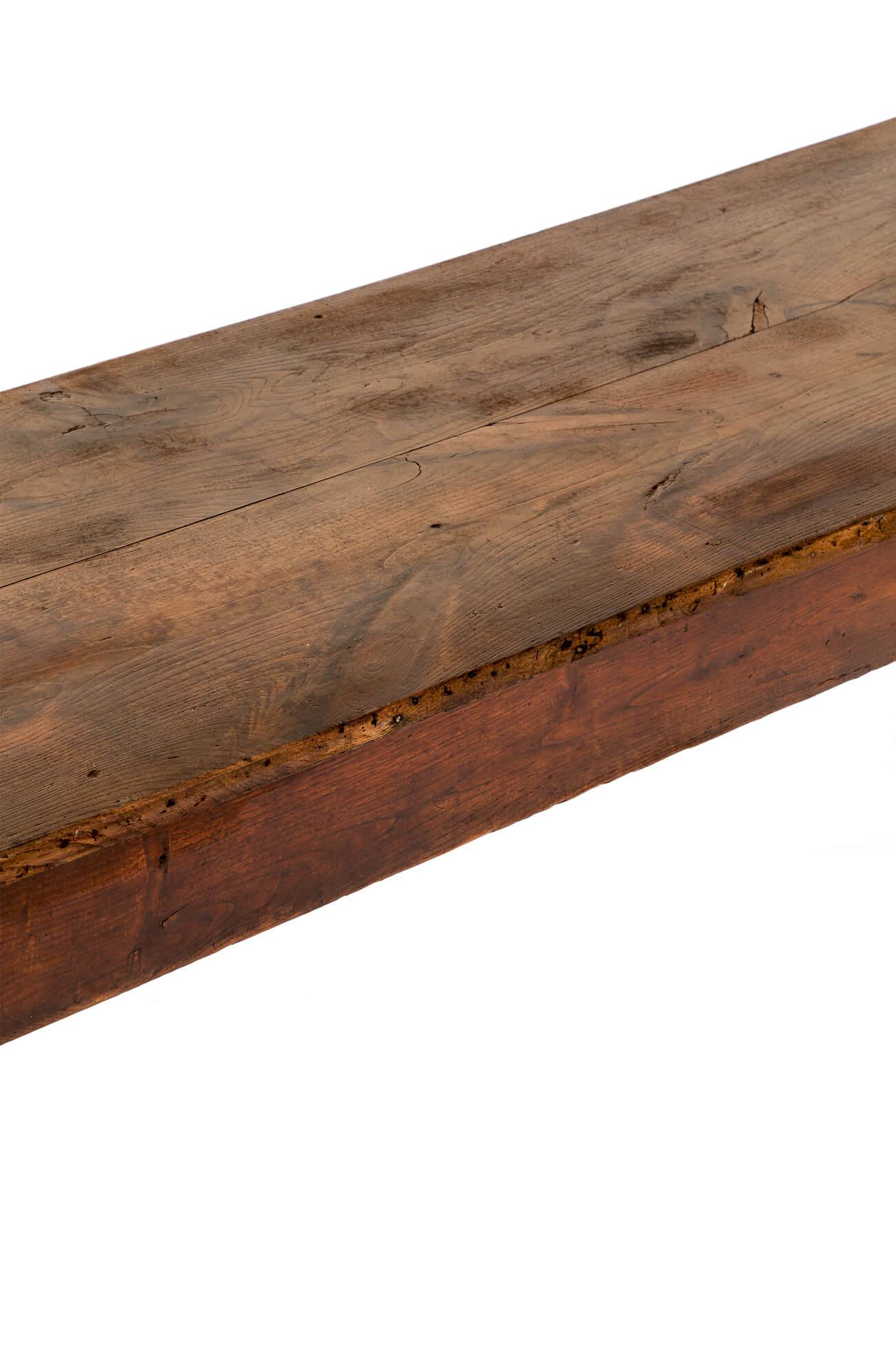 Table de ferme française longue en chêne en vente 8