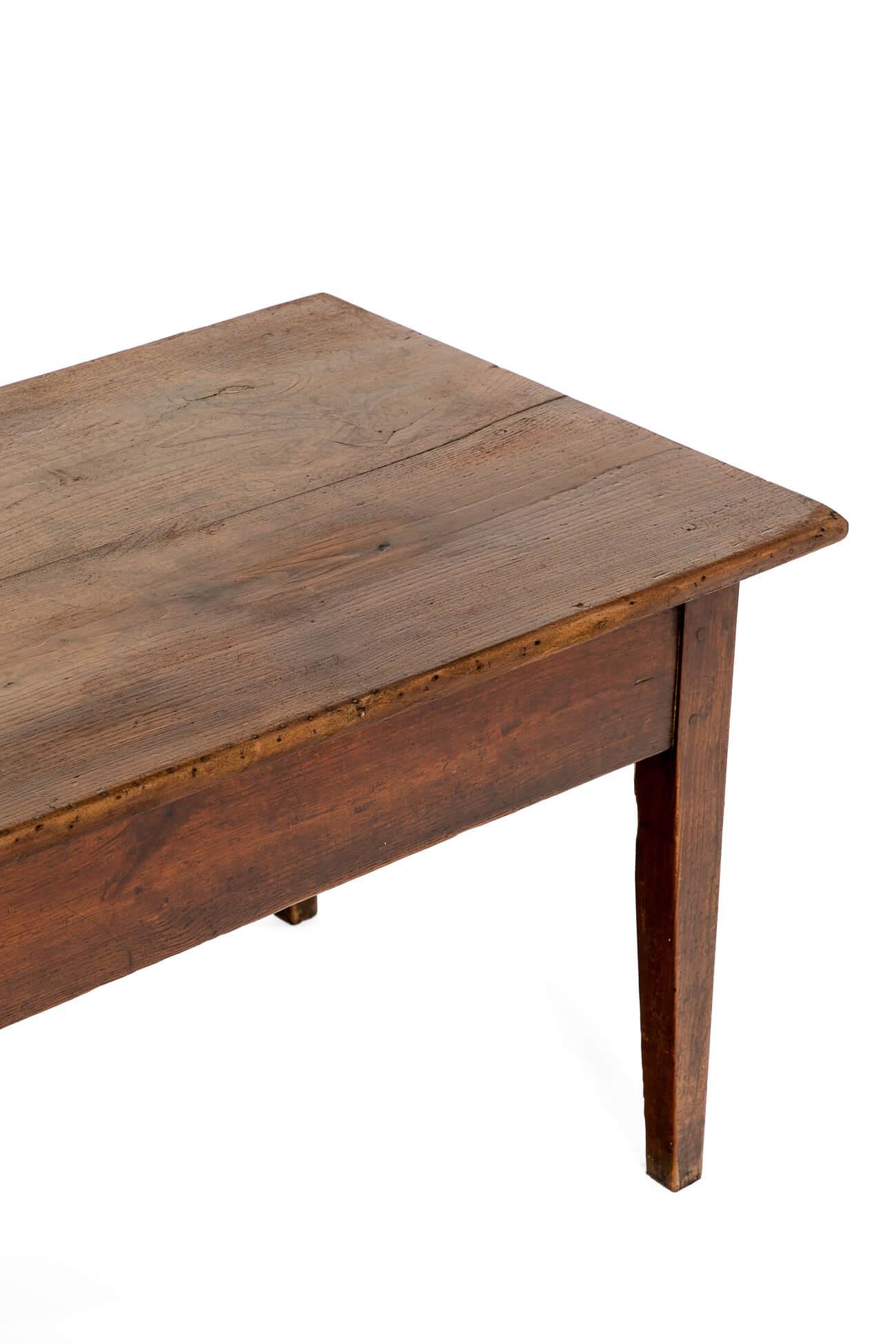 Table de ferme française longue en chêne en vente 9