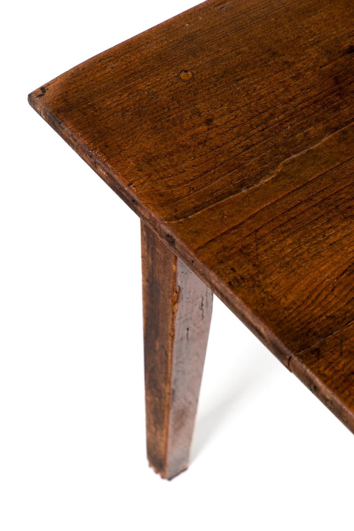 Table de ferme française longue en chêne en vente 10
