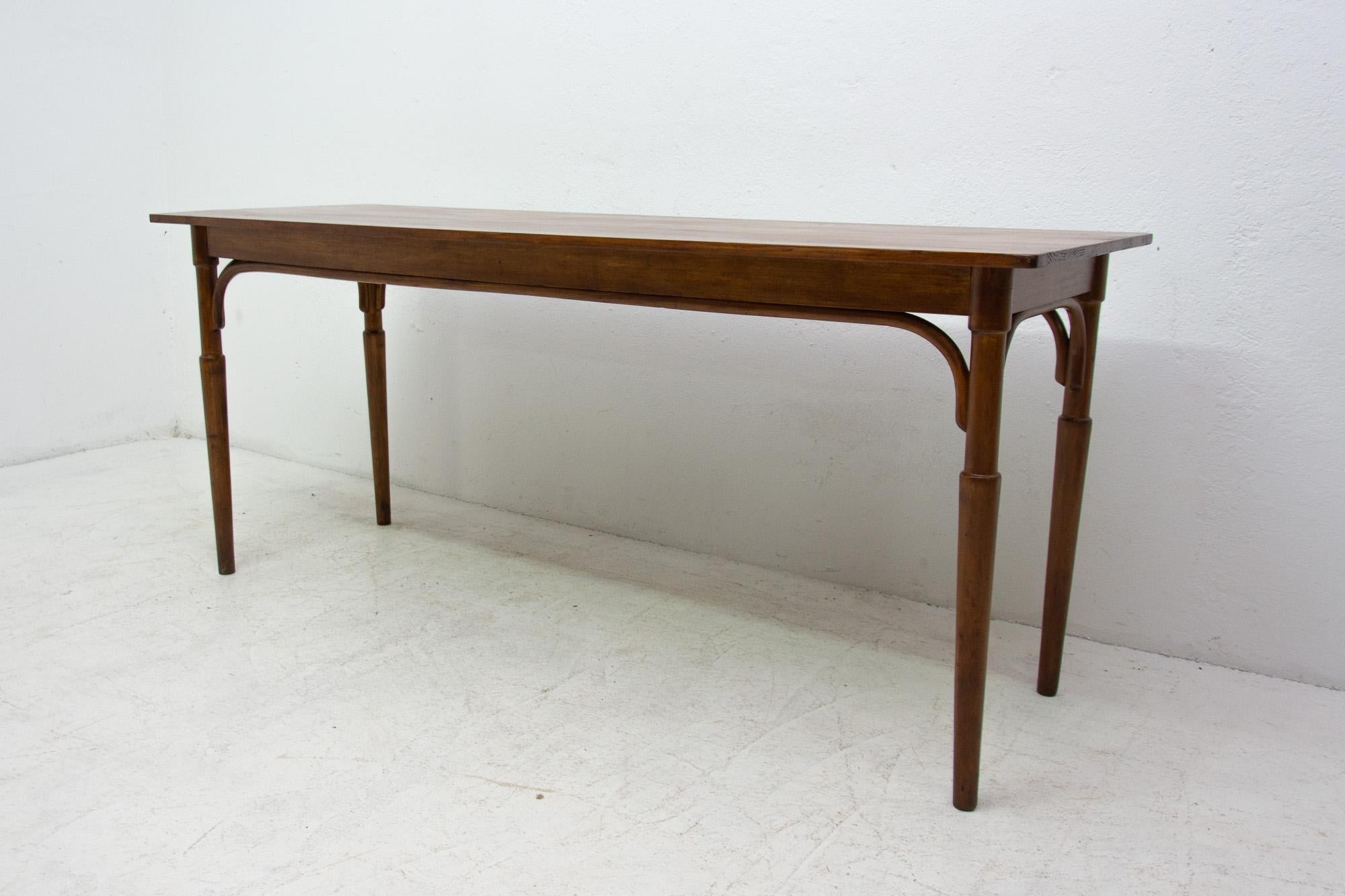 20th Century Long Occasional Coffee Table in the Thonet Style, 1920s, Bohemia