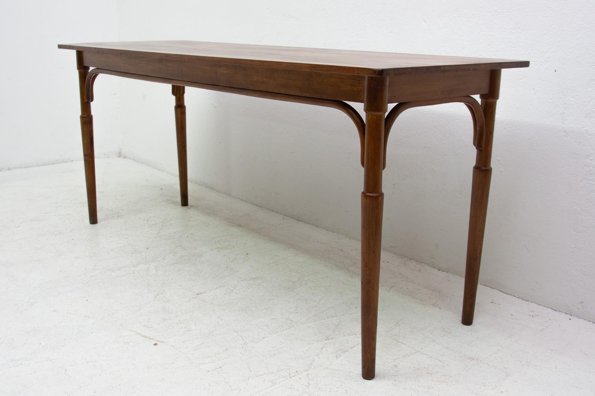 Long Occasional Coffee Table in the Thonet Style, 1920s, Bohemia 1