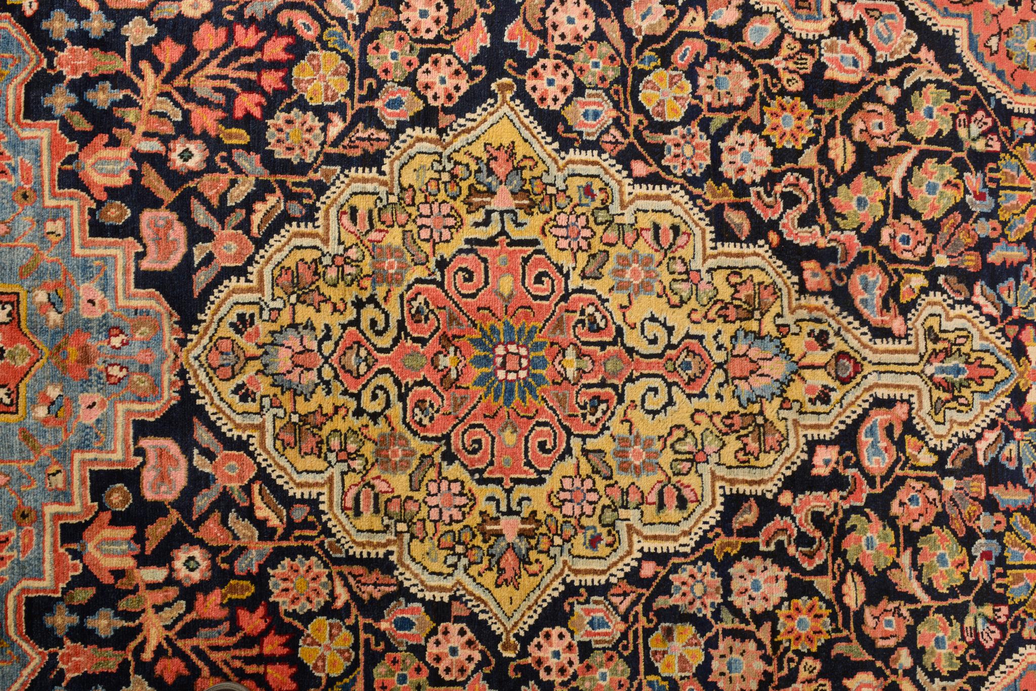 Hand-Knotted Long Old Armenian Carpet For Sale