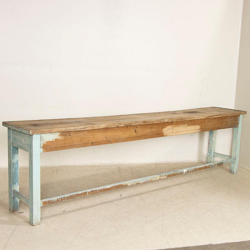 light blue console table