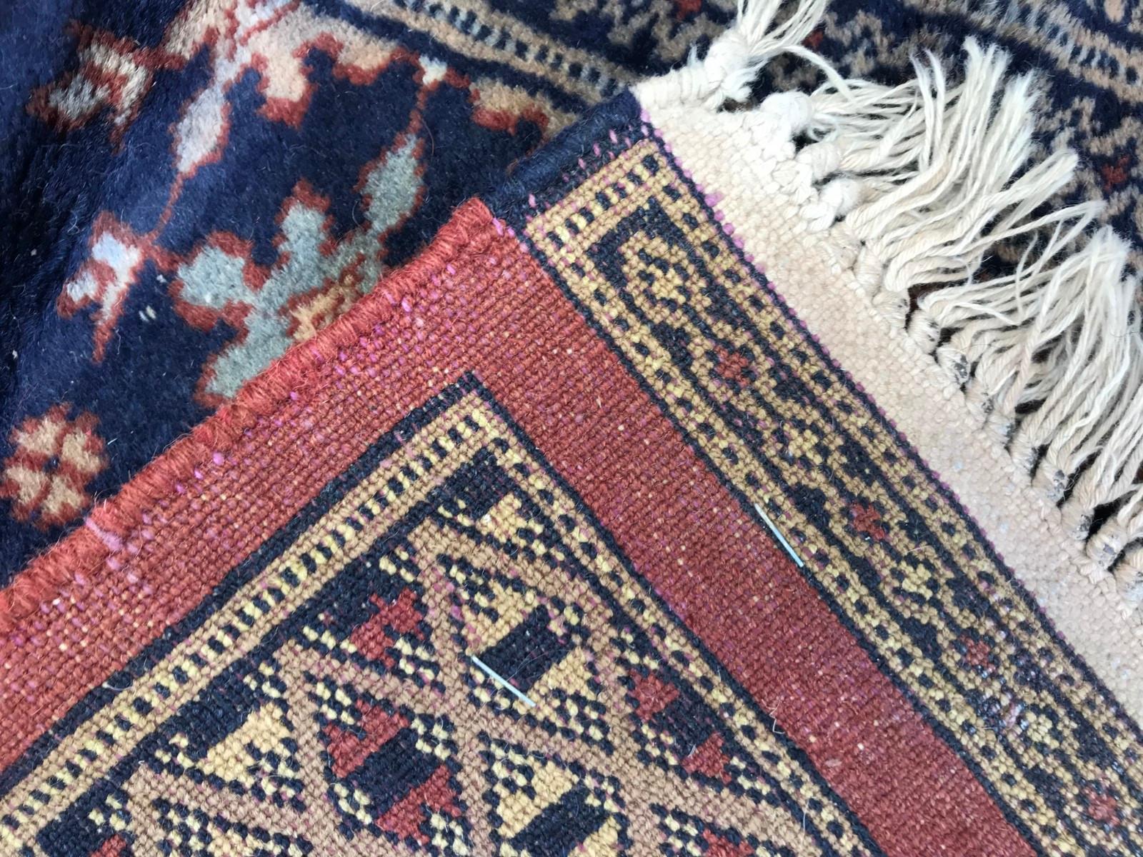 Bobyrug’s Long Pakistan Vintage Rug For Sale 6