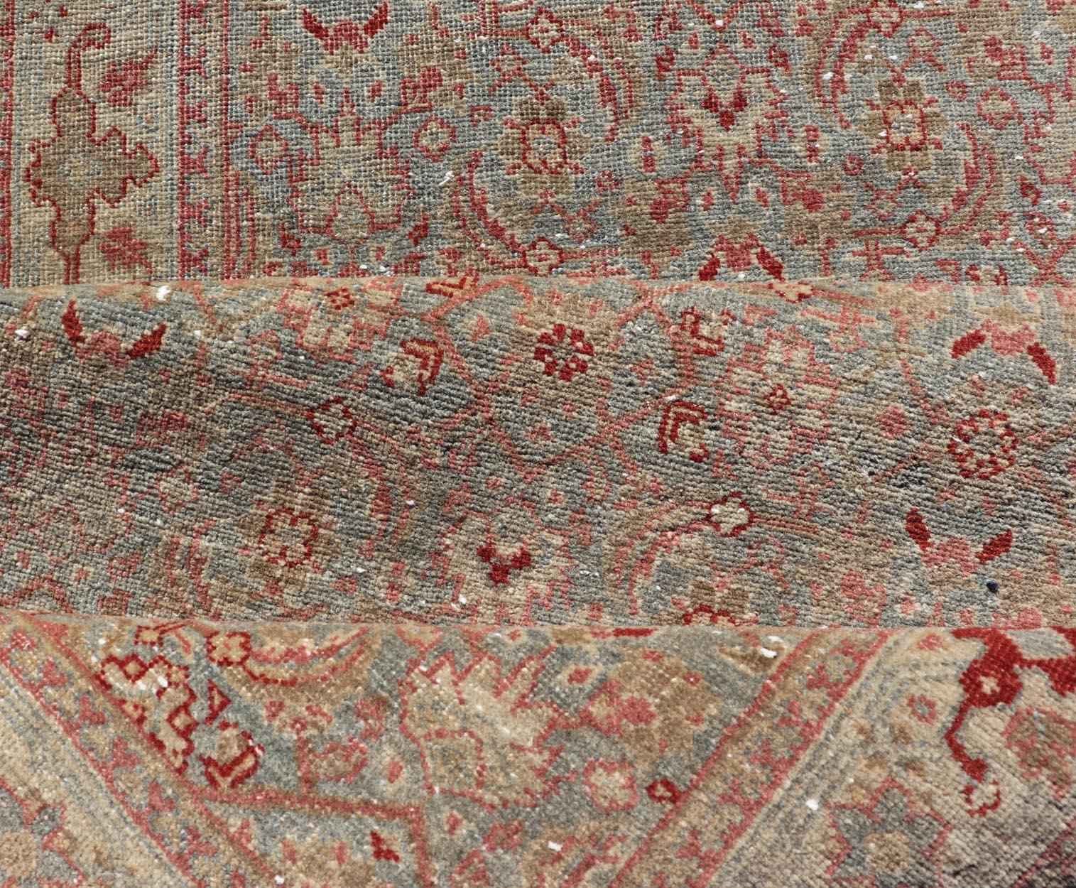 Long Persian Tabriz Runner with Sophisticated Design Keivan Woven Arts  For Sale 4