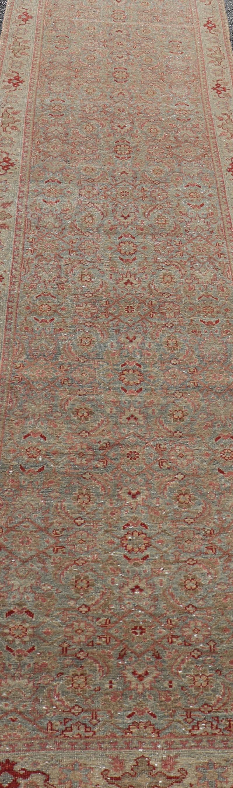Long Persian Tabriz Runner with Sophisticated Design Keivan Woven Arts  For Sale 5