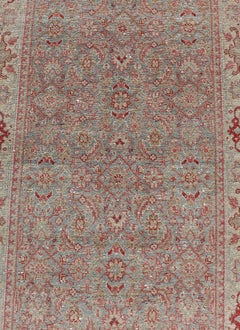 Long Persian Tabriz Runner by Keivan Woven Arts  2' 7 x 20' 6