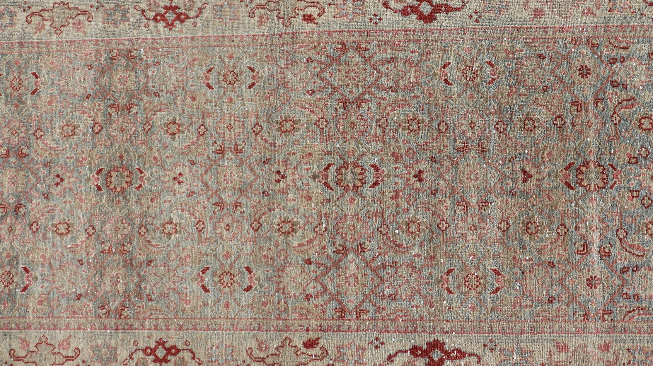 20th Century Long Persian Tabriz Runner with Sophisticated Design Keivan Woven Arts  For Sale