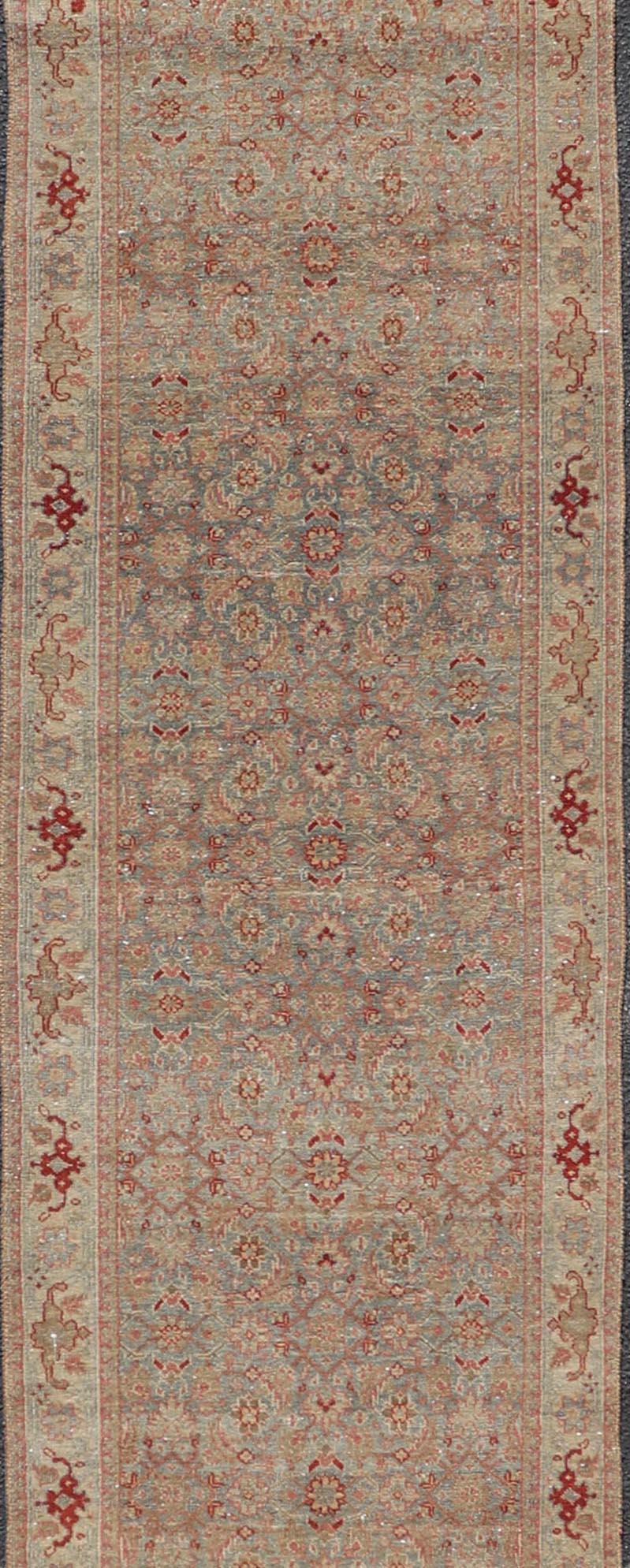 Long Persian Tabriz Runner with Sophisticated Design Keivan Woven Arts  For Sale 1