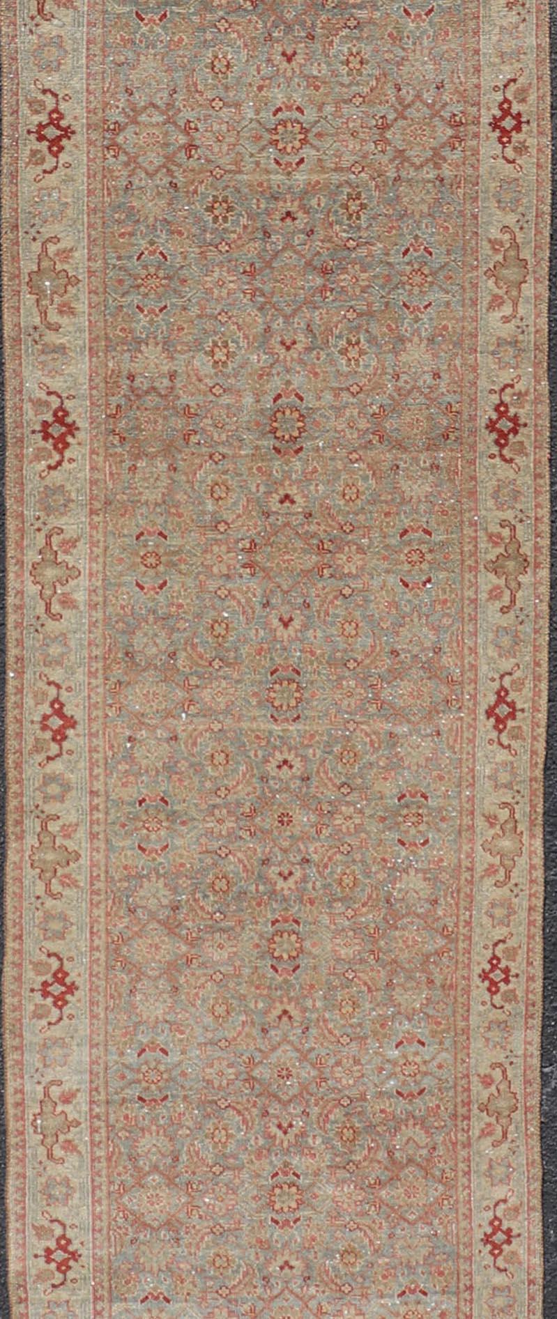 Long Persian Tabriz Runner with Sophisticated Design Keivan Woven Arts  For Sale 2