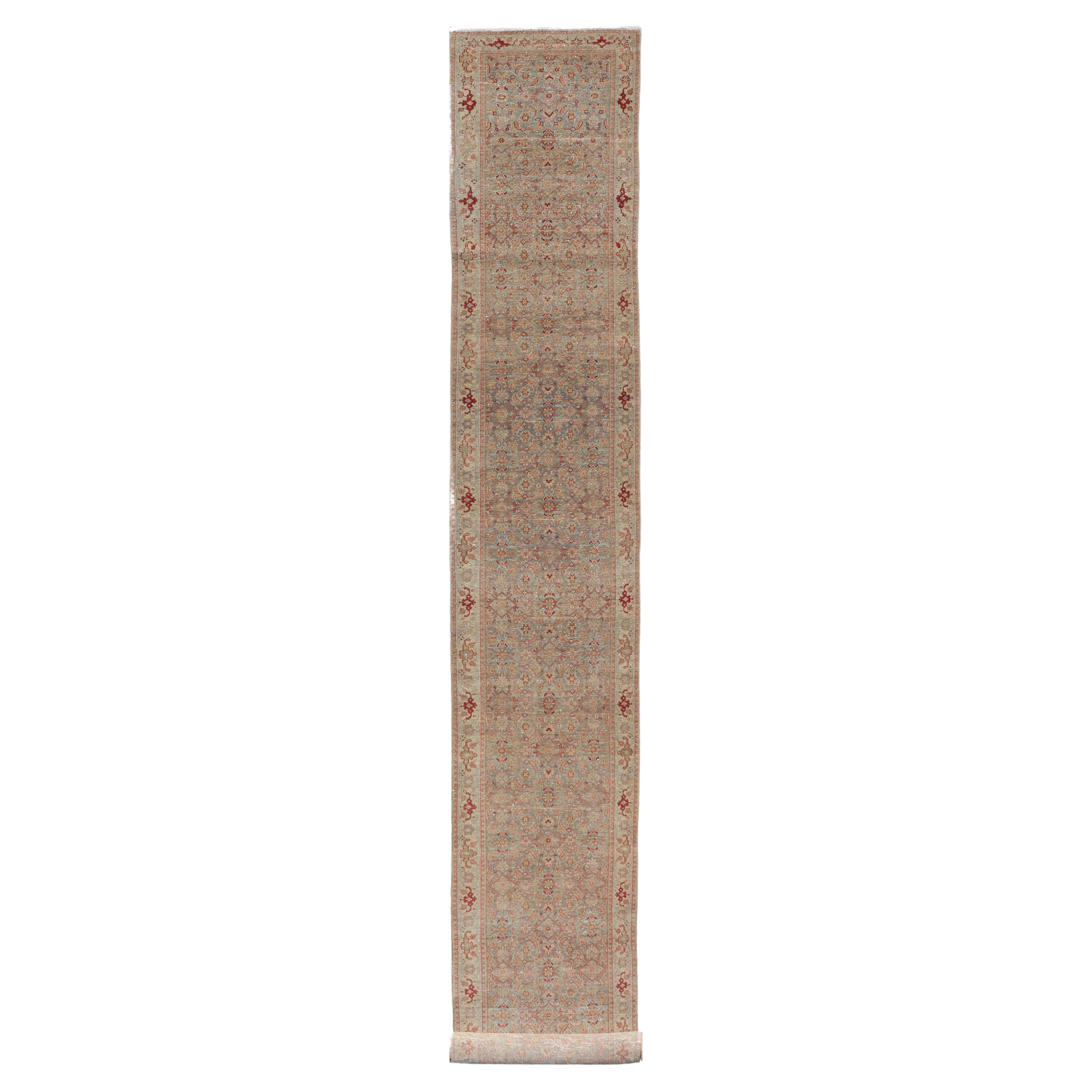 Long Persian Tabriz Runner with Sophisticated Design Keivan Woven Arts  For Sale