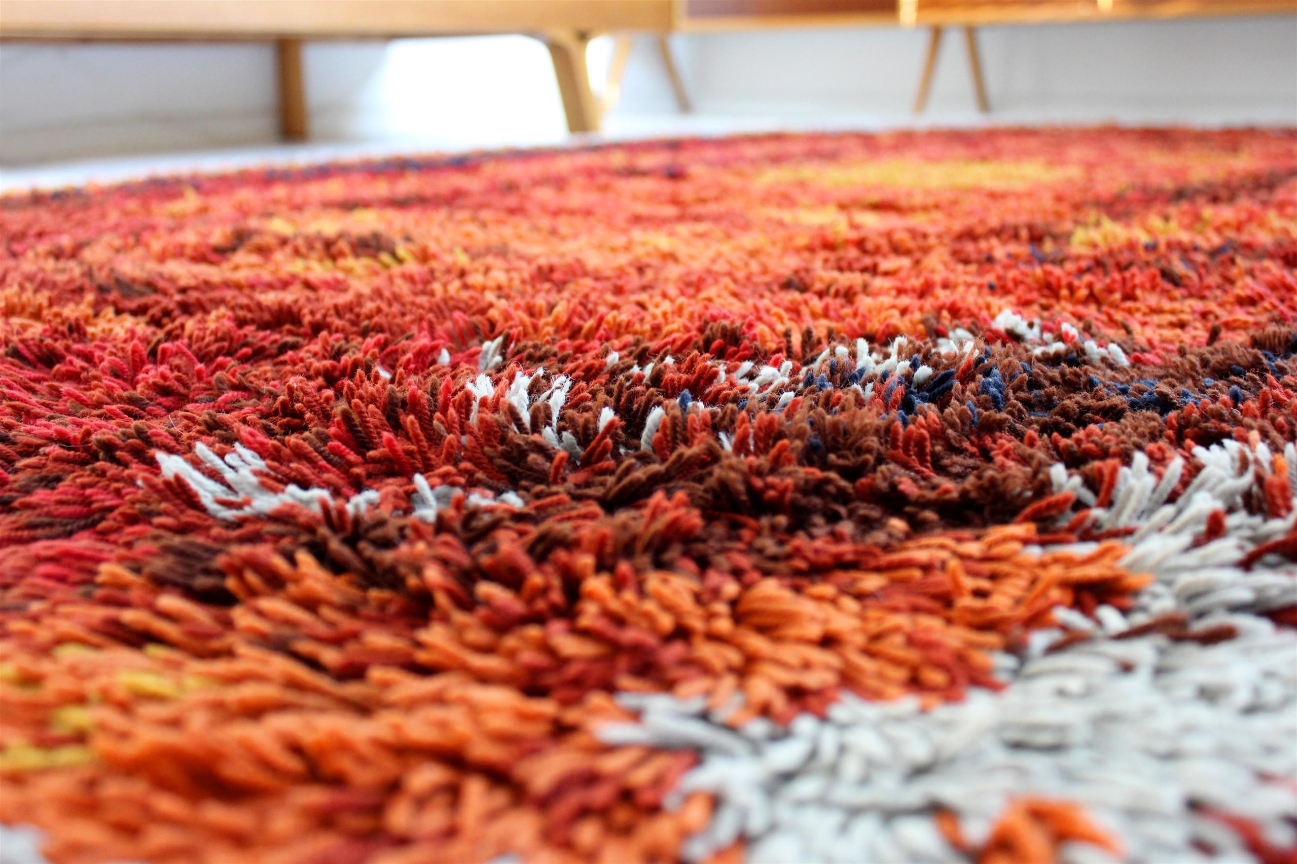 Long Pile Carpet from Welur Kietrz, Poland, 1970s In Good Condition In Żory, PL