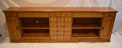 Long Pine Sideboard with Nineteen Drawers