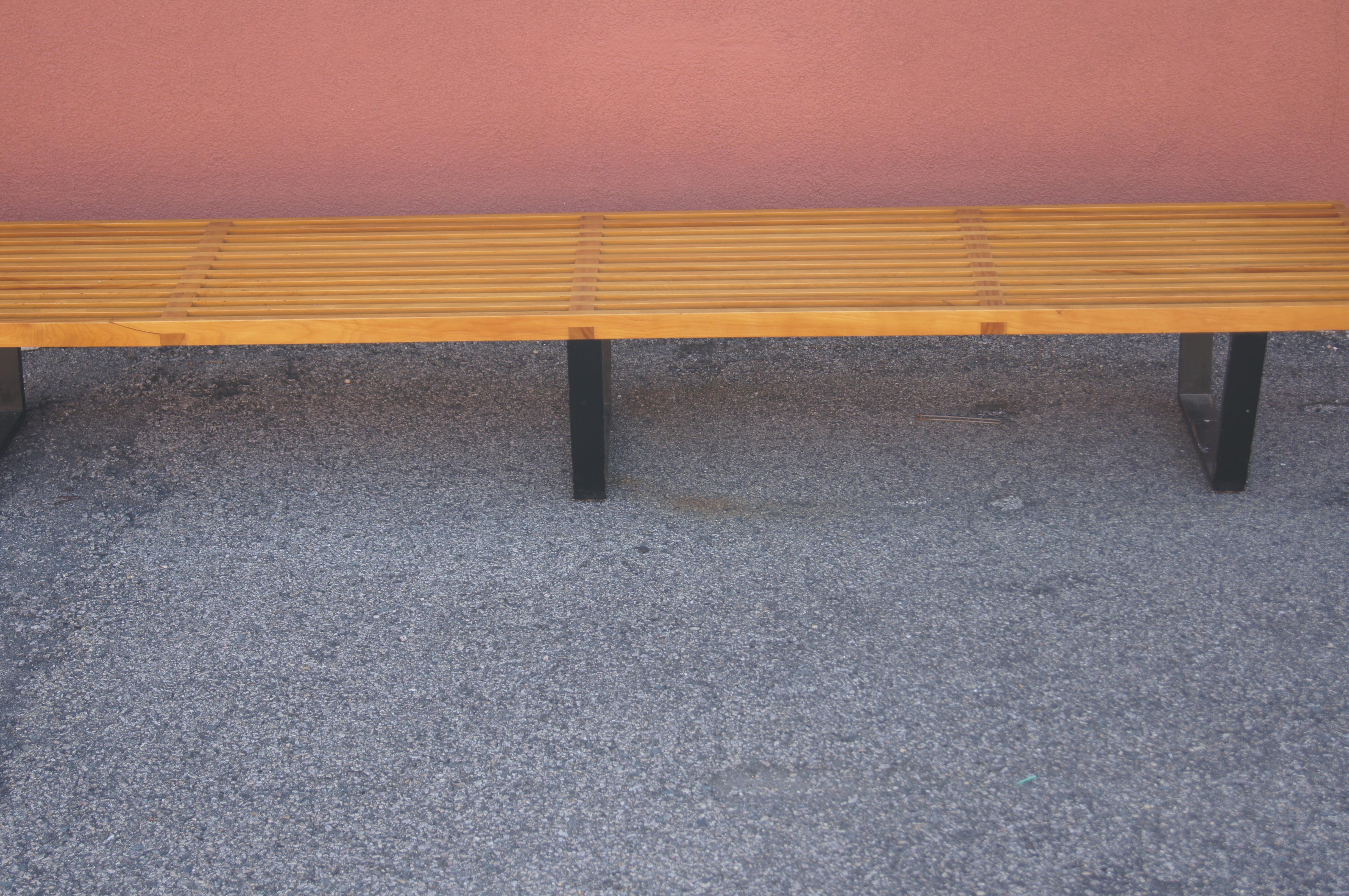 Long Platform Bench, Model 4993, by George Nelson for Herman Miller In Good Condition In Dorchester, MA