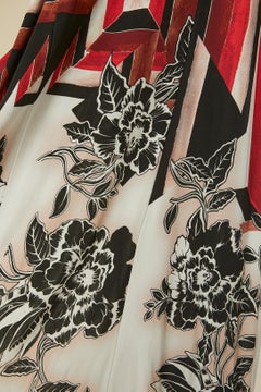 Abito lungo in rayon stampato Just Cavalli Nuovo con etichetta