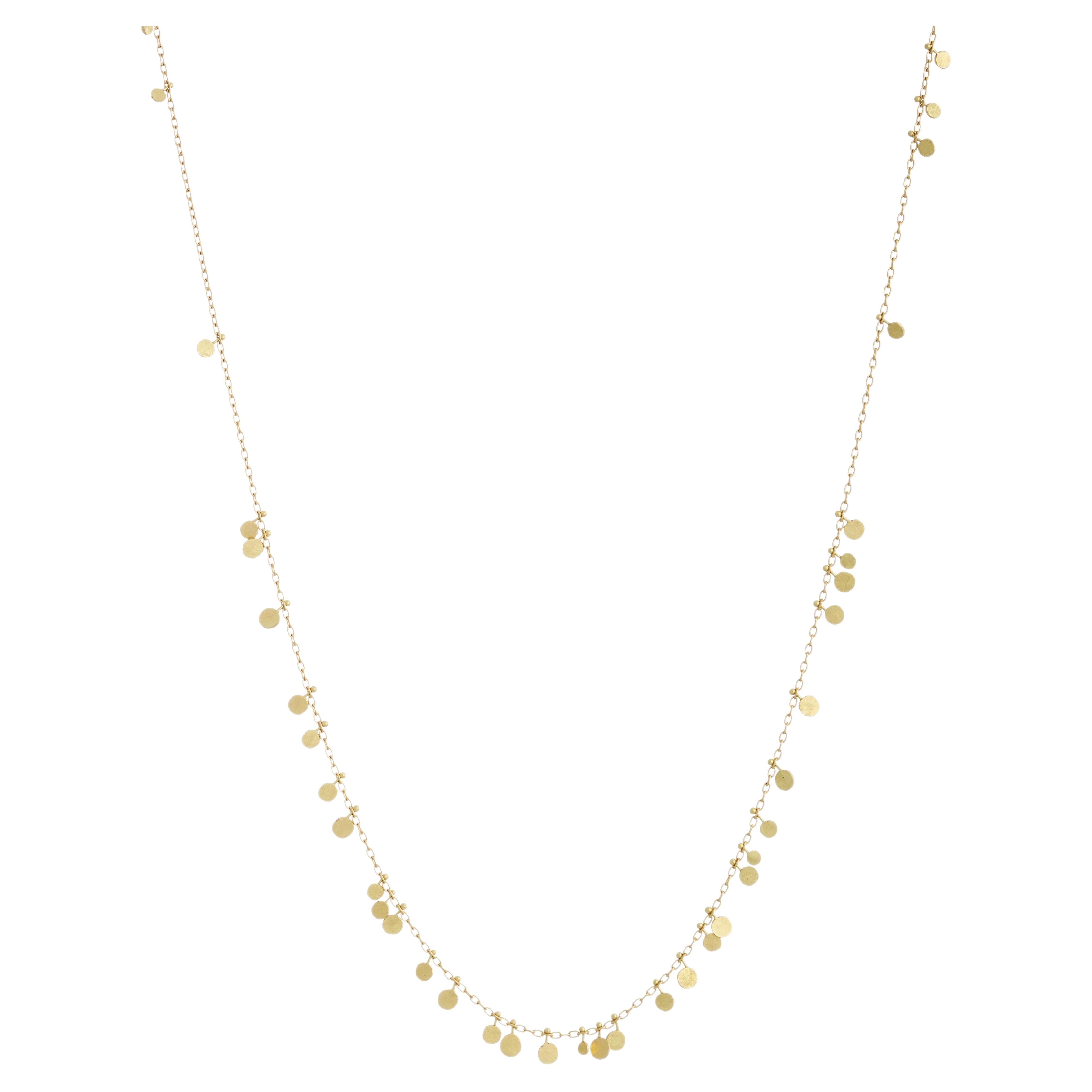 Long Random Dots Necklace by Sia Taylor For Sale