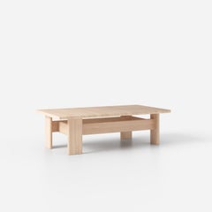 Long Rectangular Archipen Coffee Table 4 Minimalist in Natural Ash by NOOM