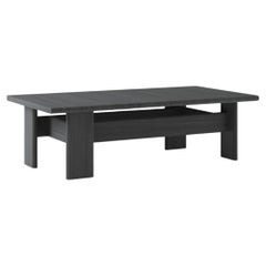 Long Rectangular Archipen Coffee Table 4 Minimalist in Stained Ash by NOOM