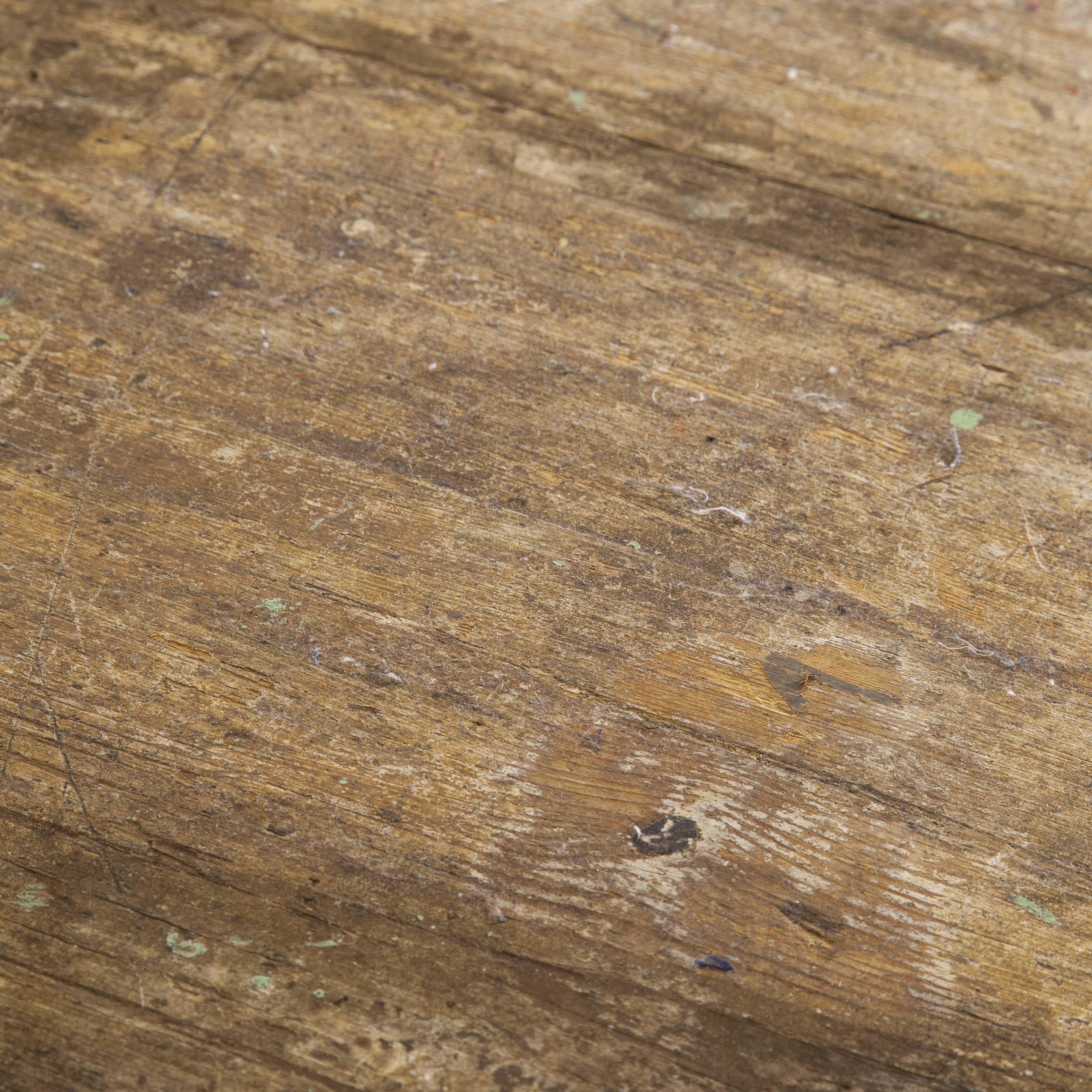 Long Rectangular French Pine Kitchen, Farmhouse, Dining Table 3