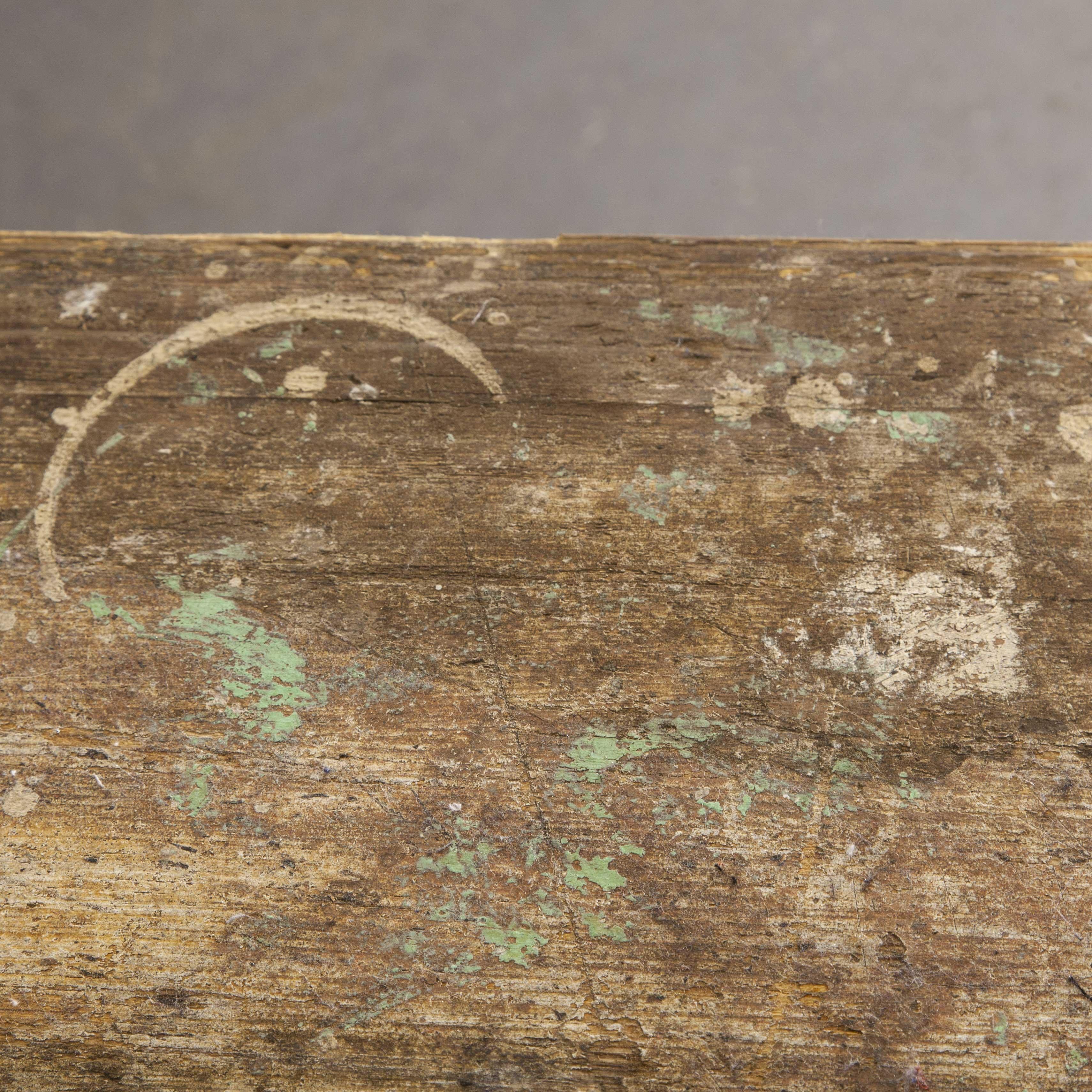 Long Rectangular French Pine Kitchen, Farmhouse, Dining Table 4