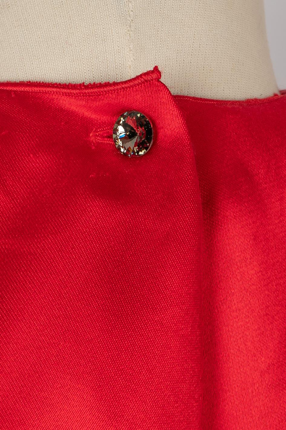 Long red Lanvin dress 2
