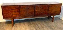 Long Rosewood Credenza by Ib Kofod-Larsen for Faarup Møbelfabrik