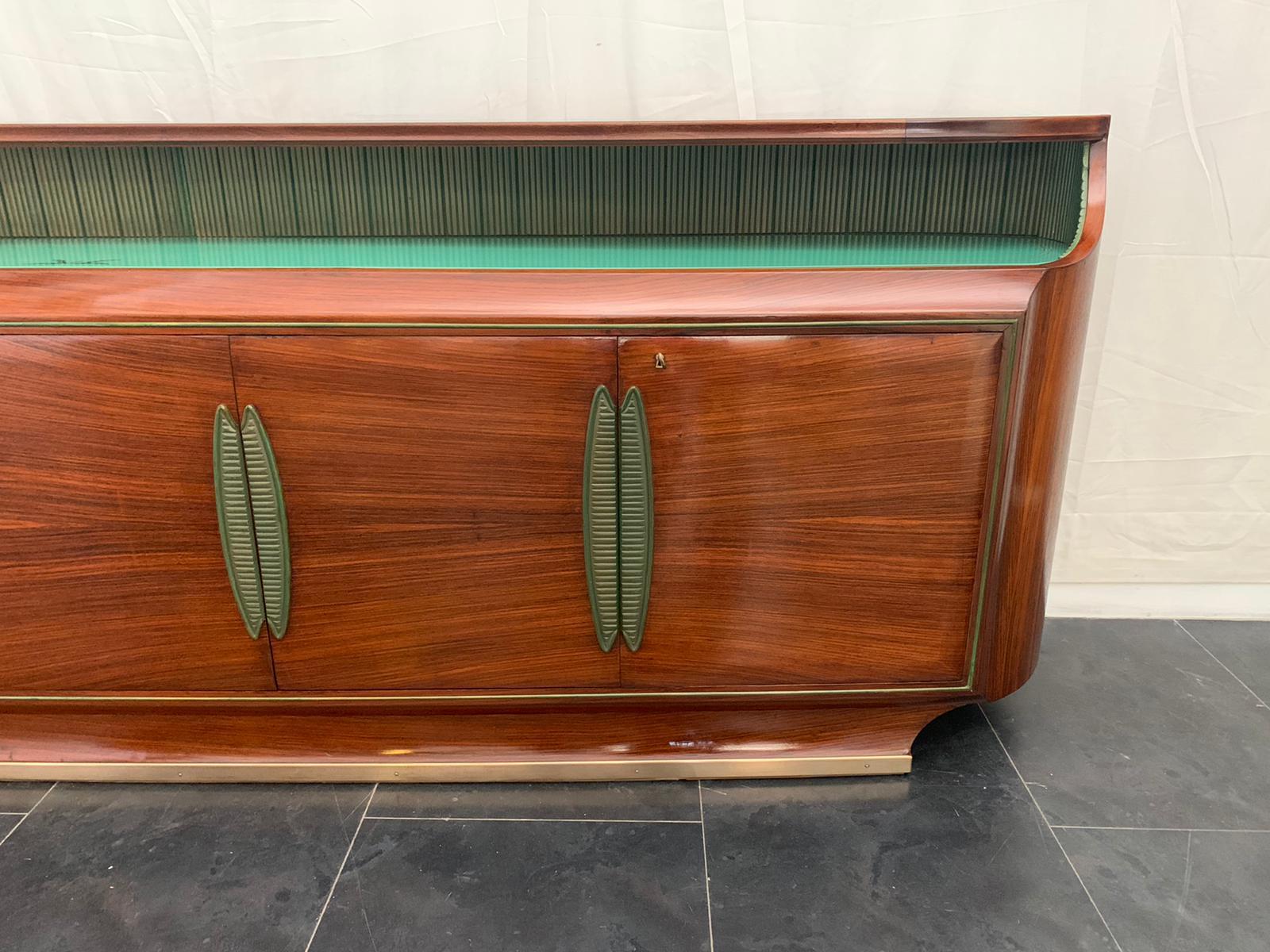 Long Rosewood Sideboard from Dassi, 1950s 3