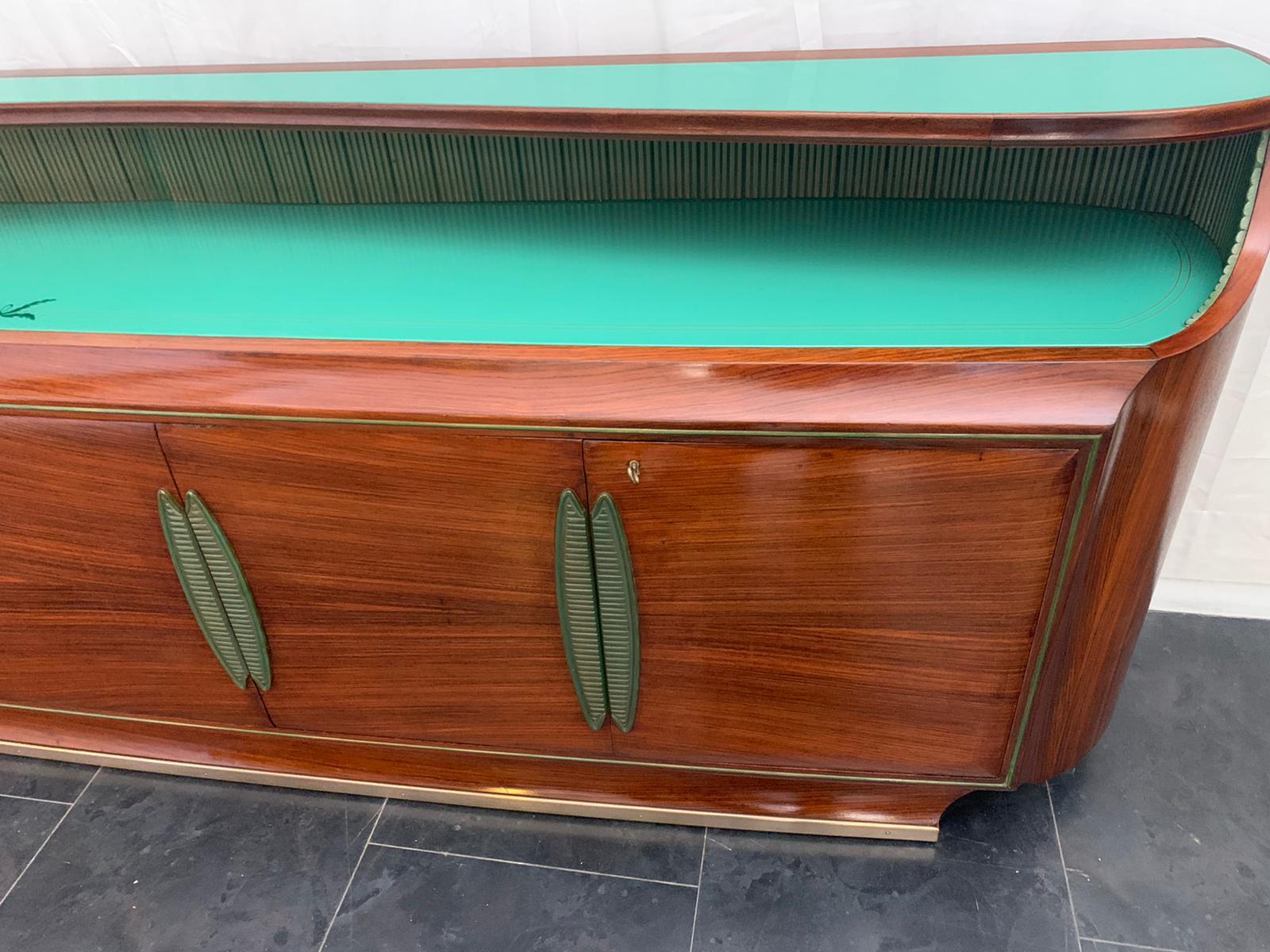 Long Rosewood Sideboard from Dassi, 1950s 2