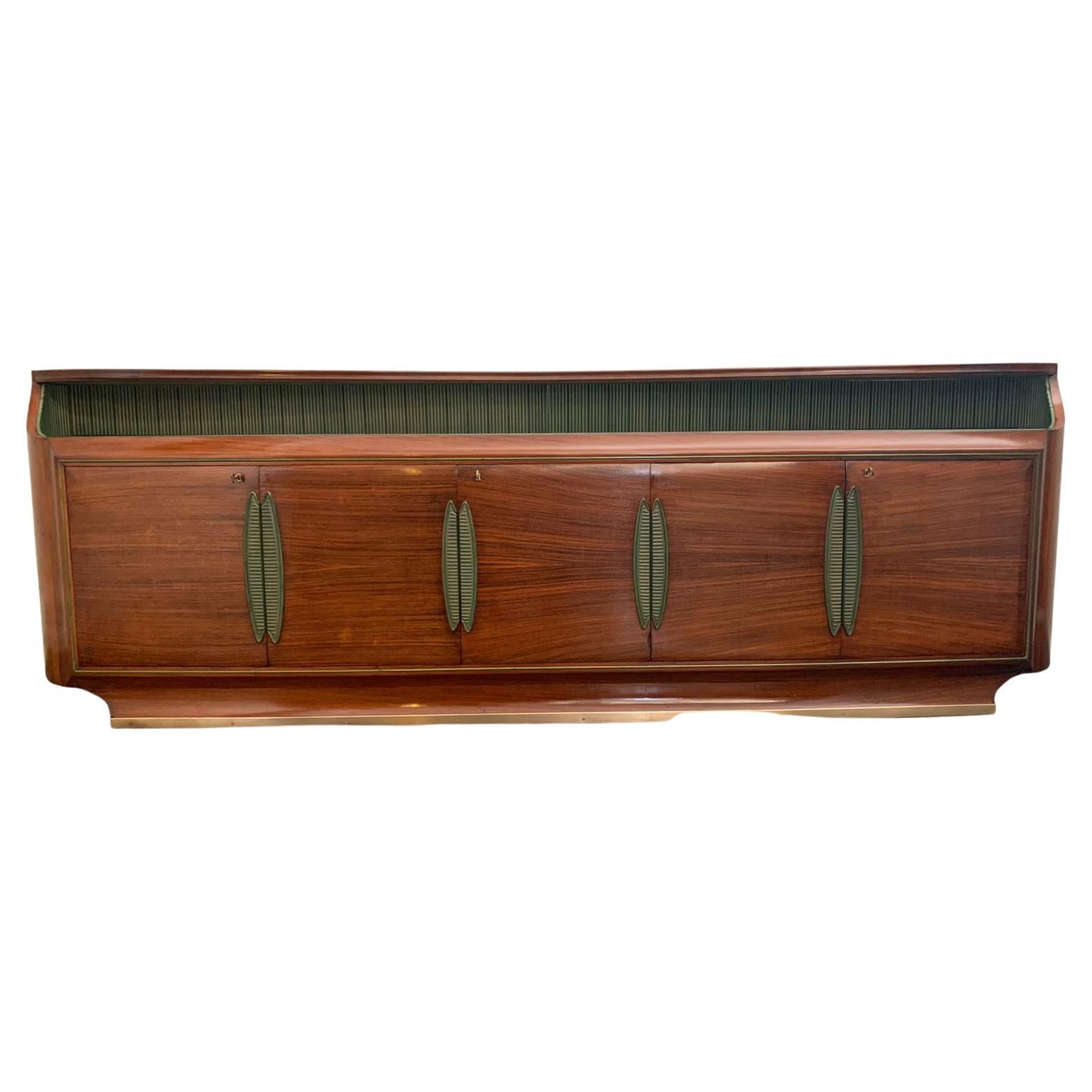 Long Rosewood Sideboard from Dassi, 1950s