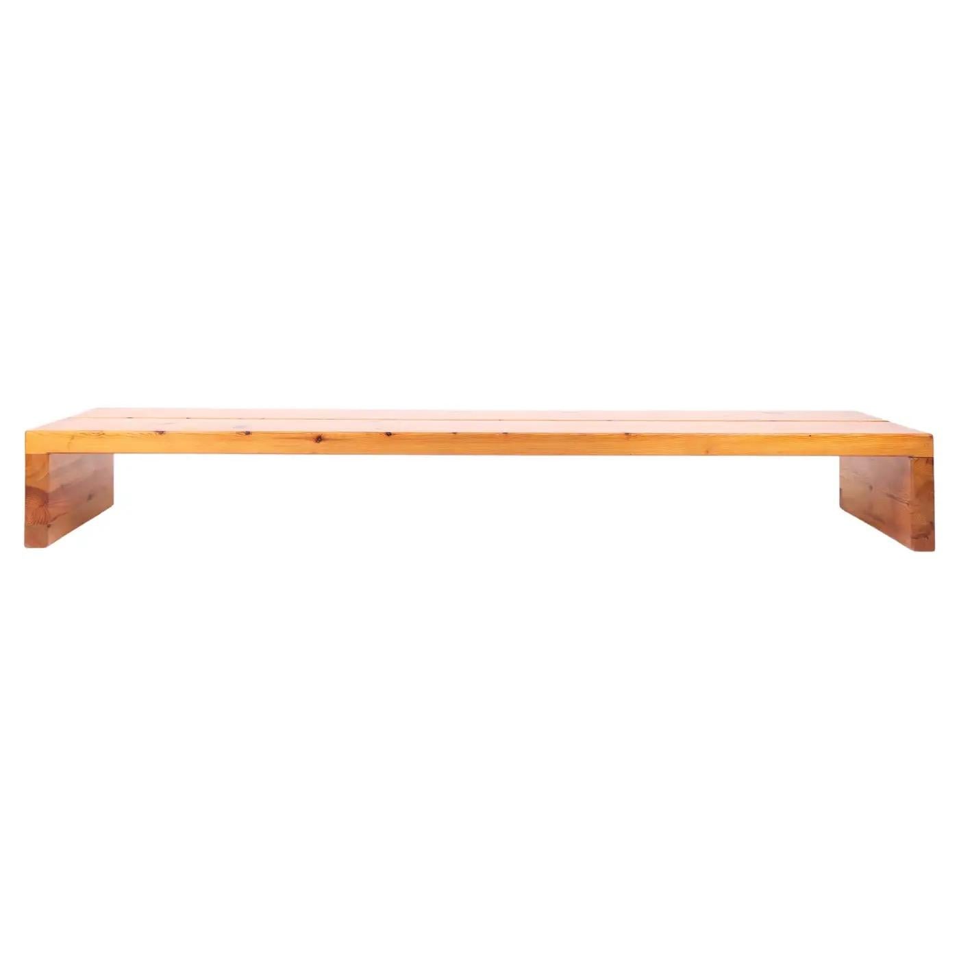 Banc scandinave en pin massif de Sven Larsson, 1960 en vente 2