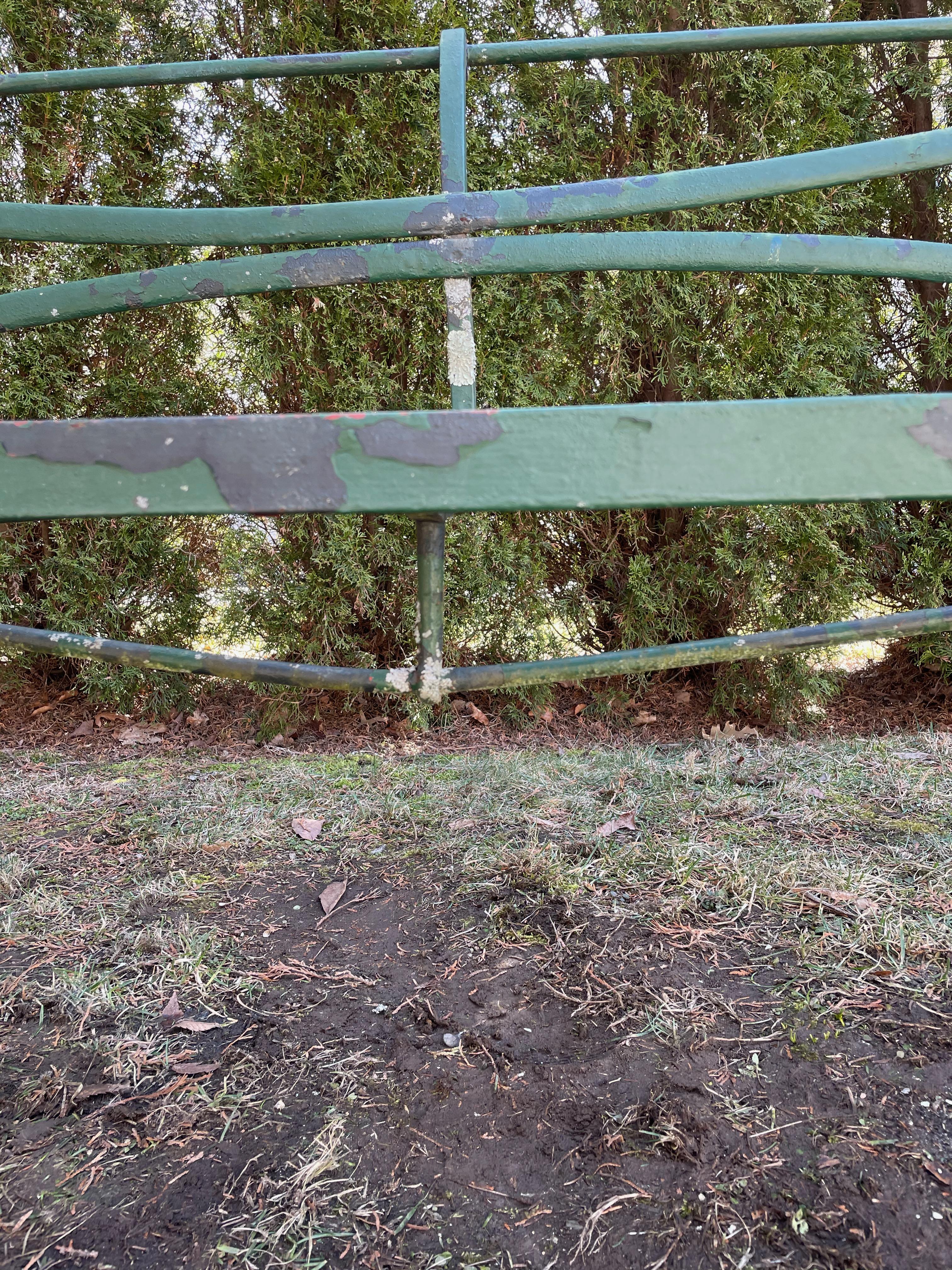 Long Scottish Regency Wrought Iron Bench, CA 1820 6