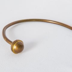 Long Single Curtain Brass Tie-Back