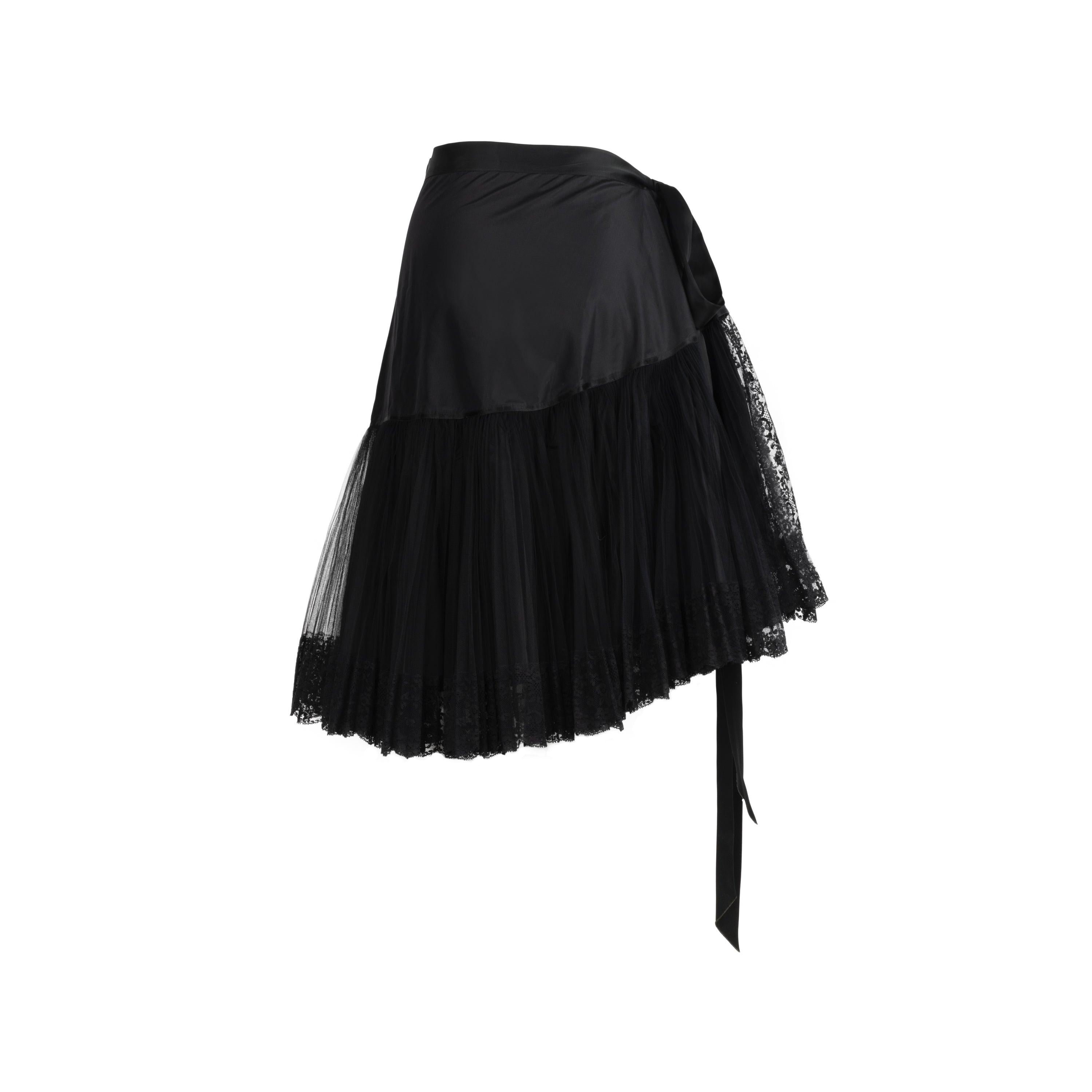 Black Long Skirt - '80s For Sale