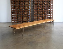 Long Slat Bench by Hugh Acton