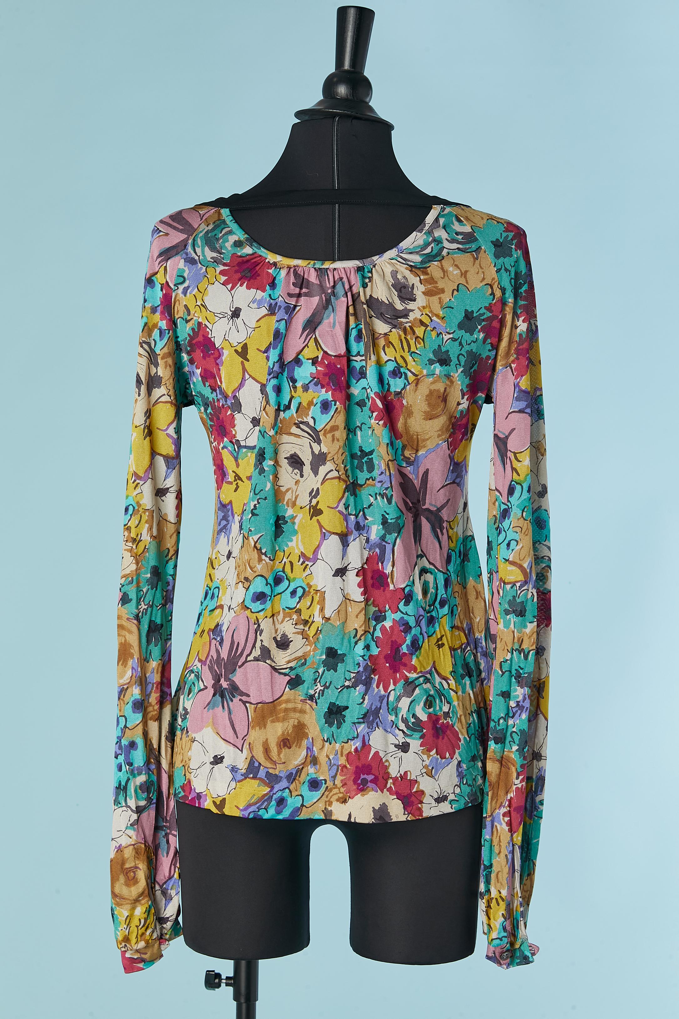 Long sleeve printed top ETRO Pour femmes en vente