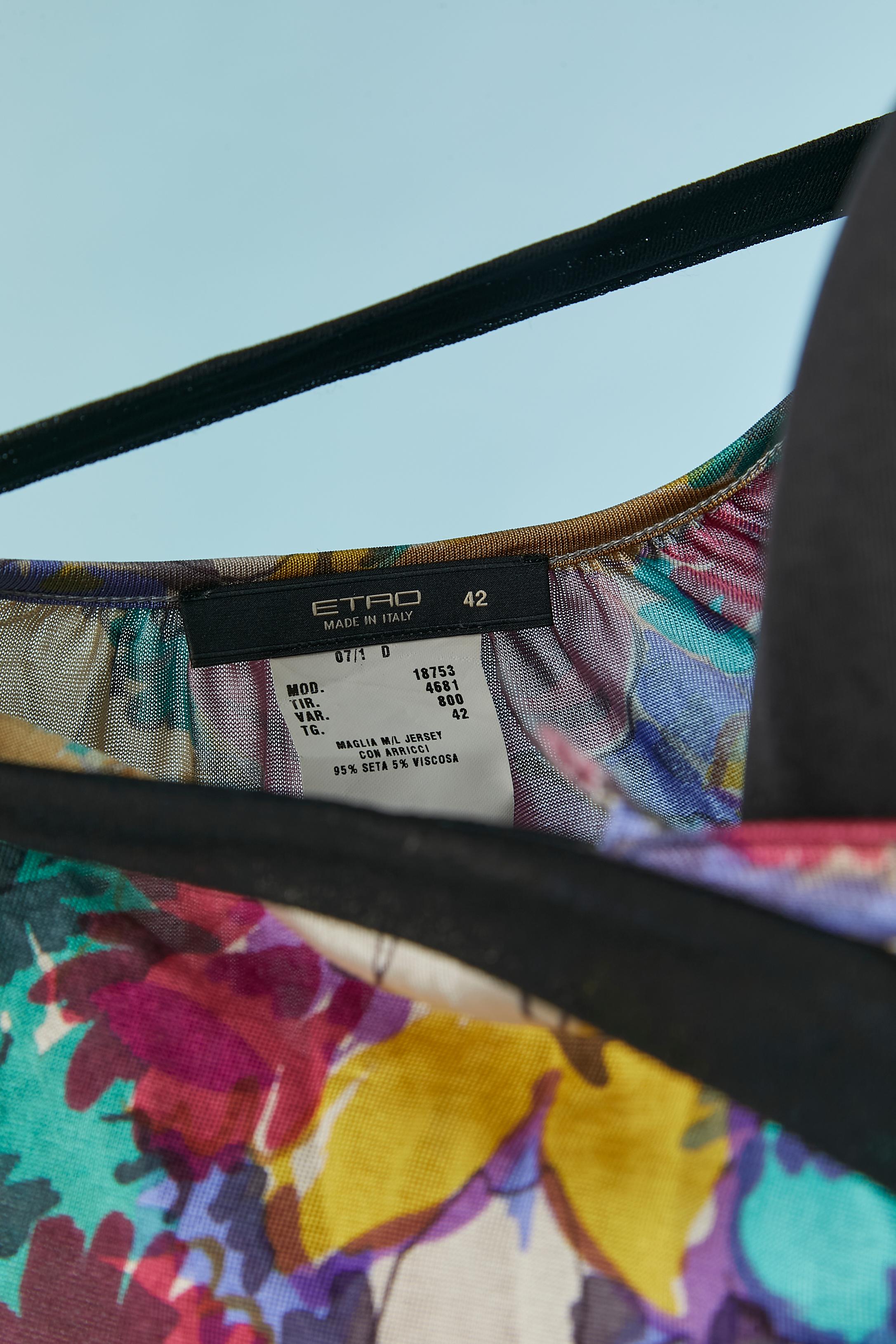 Long sleeve printed top ETRO en vente 1