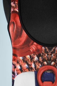 rmelloses Jersey-Kleid mit Anker-Druck von Philipp Plein